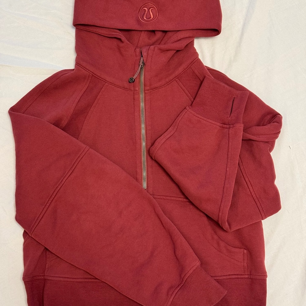 Lululemon Scuba Oversized Half-Zip Hoodie Mulled Wine - Picture 2 of 2